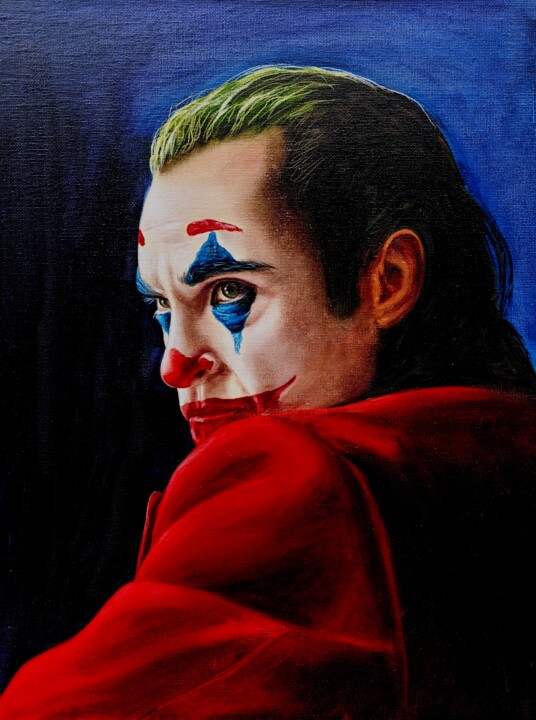 Joker Joaquin Phoenix 40*30cm 绘画, 15.8x11.8 in