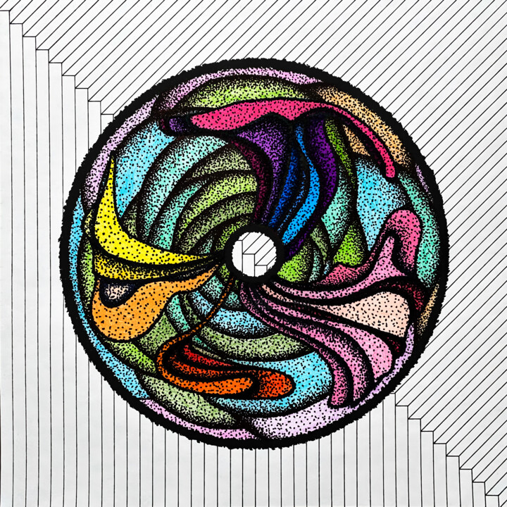 Aura 绘画, 15.8x15.8 in