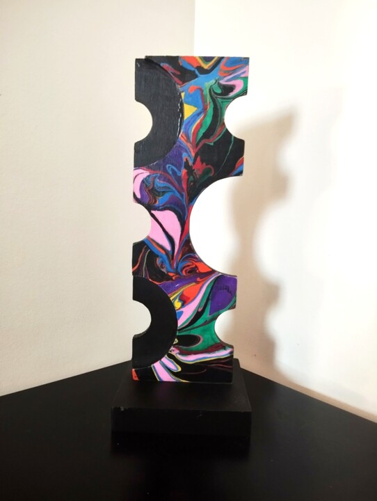 Retro Moderno Sculptuur, 10,6x3,9 in