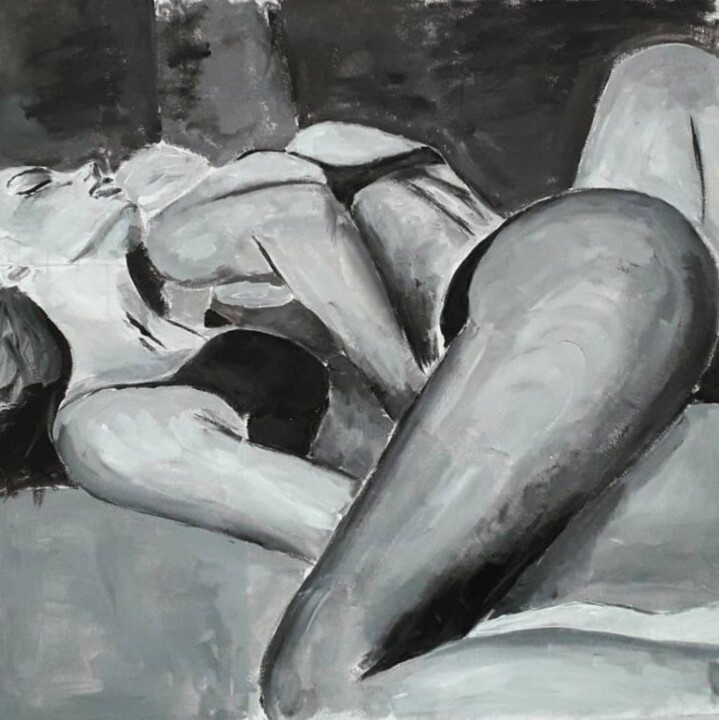 girls only 绘画, 47.2x47.2 in