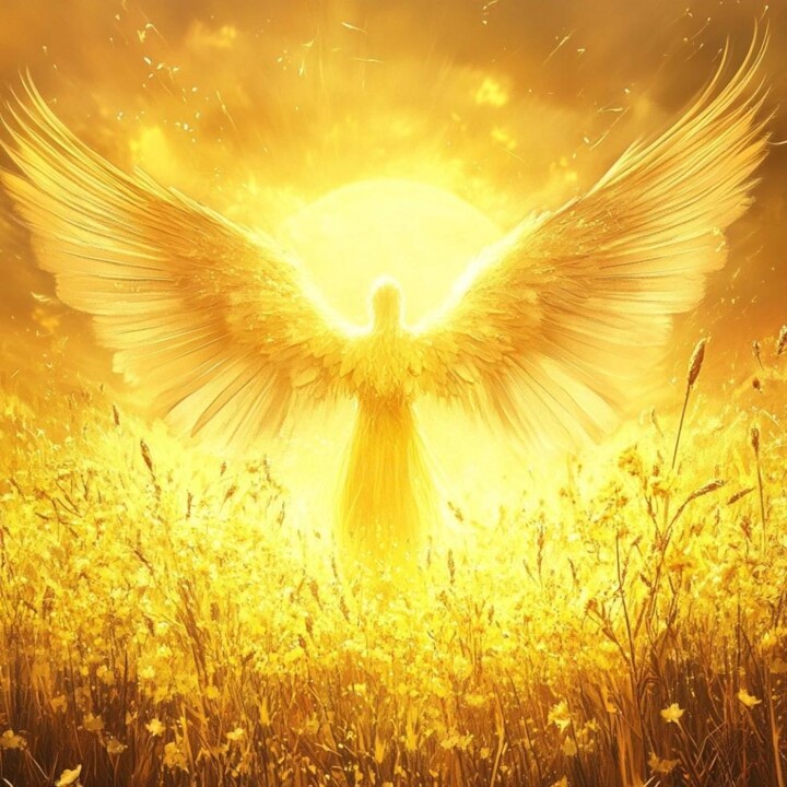 Angel of light Painting, 27.6x27.6 in