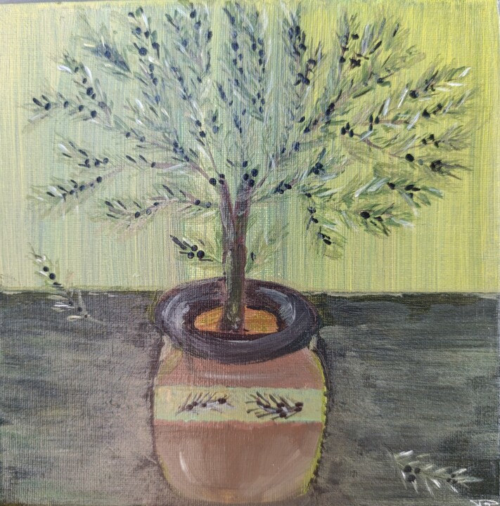 Painting,  7.9x7.9 in 