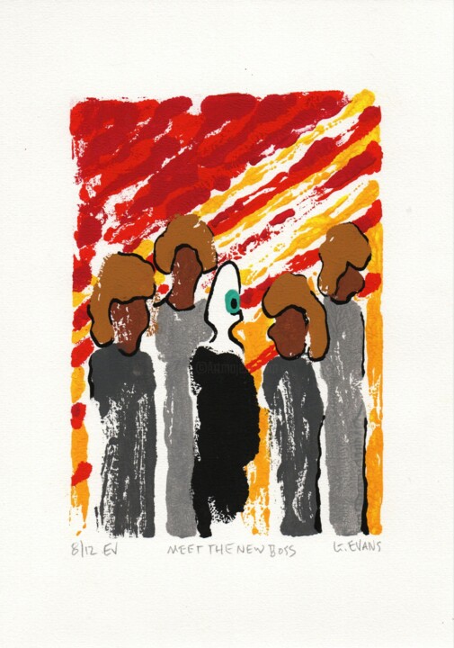 Meet the New Boss 8/12 印花与版画, 11.7x8.3 in