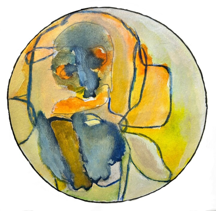 绘画,  9.8x9.8 in 