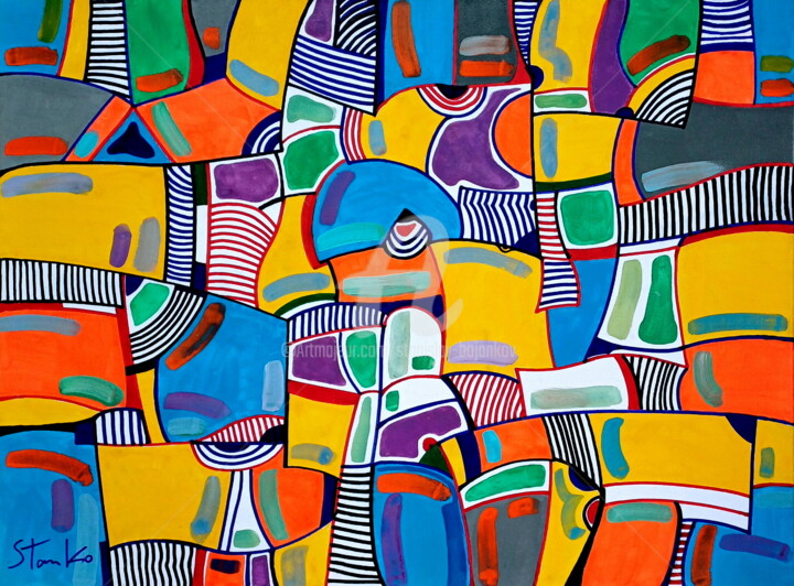 Imagination play-IV 绘画, 23.6x31.5 in