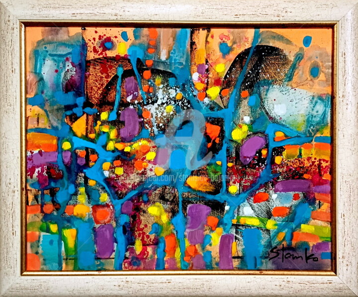 Jazzy mood-LXXVIII Tablo, 15,8x19,7 in