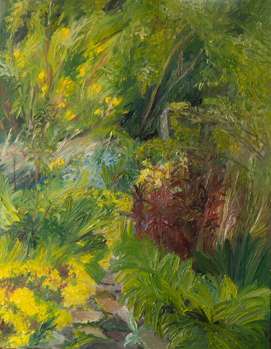 Gartenpfad I Schilderij, 35,4x27,6 in