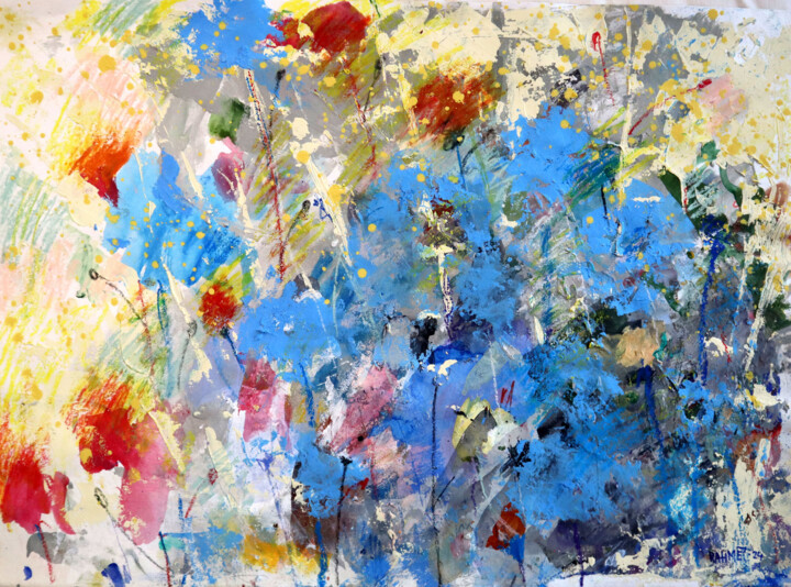 Fantasy with Flowers 238 Tablo, 16,5x23,2 in