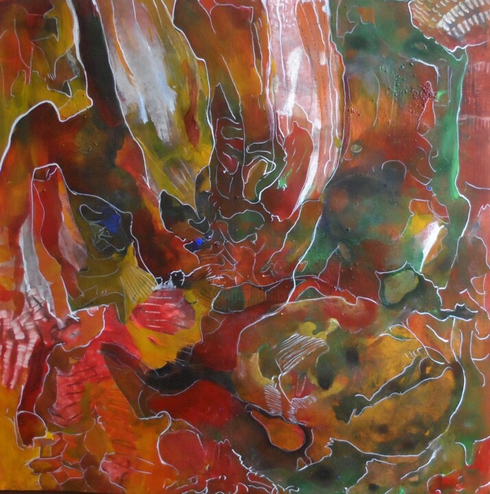 coeur 绘画, 25.6x25.6 in