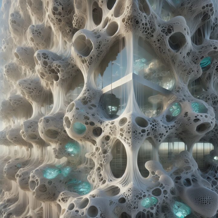 제목이 "Pulsating Biotic Fr…"인 디지털 아트 Alberto Capitani로, 원작, AI 생성 이미지