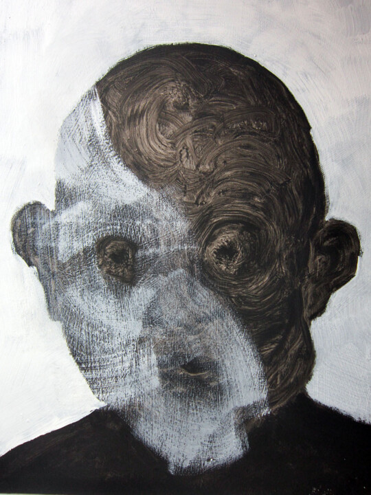 quelqu'un 4 绘画, 25.6x19.7 in