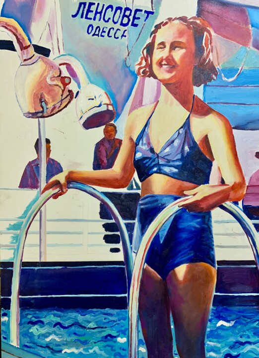 Мама. Одесса 绘画, 39.4x27.6 in