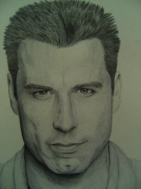 John Travolta 图画, 11.8x8.3 in