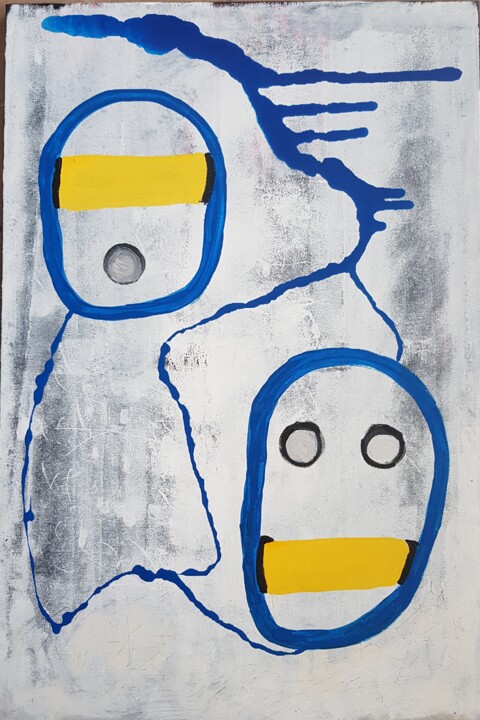 Unspeakable, invisible and Unimaginable 绘画, 35.4x23.6 in