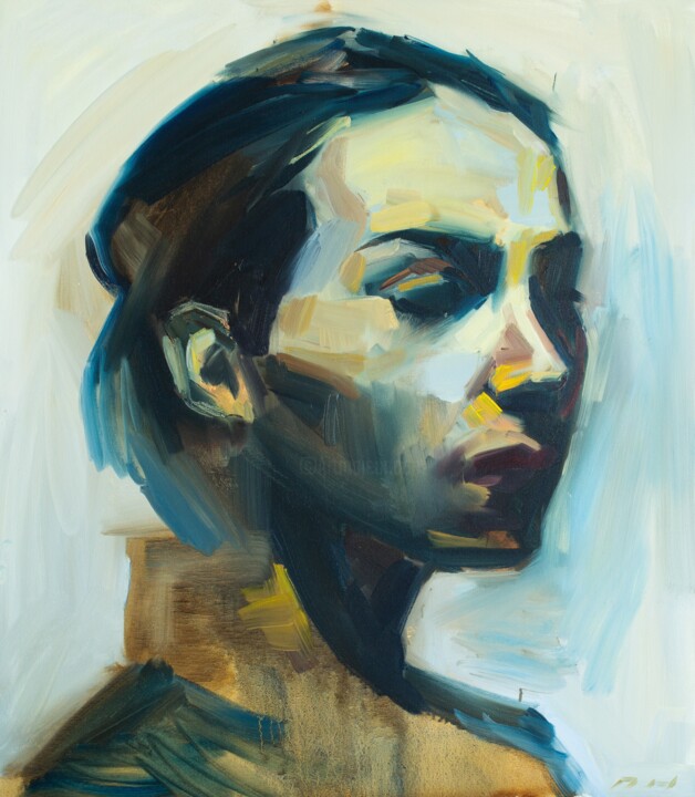 绘画,  35.4x31.5 in 