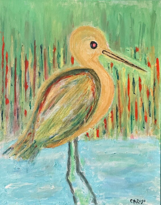 Unit #1790 “Pelican Pete” 绘画, 16x20 in