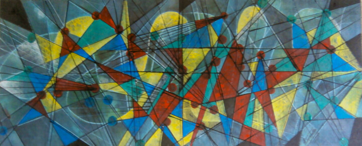 Nossos tempos M24 绘画, 23.6x55.1 in
