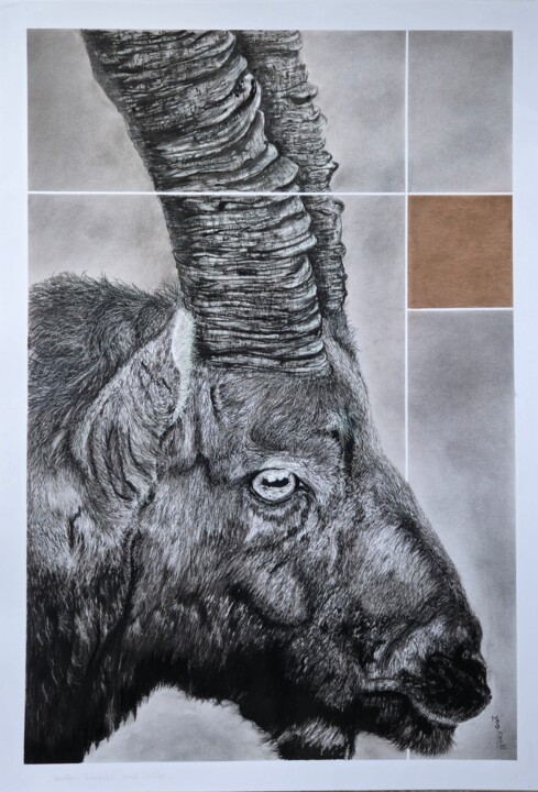Der sinnliche Steinbock 图画, 39.4x27.6 in