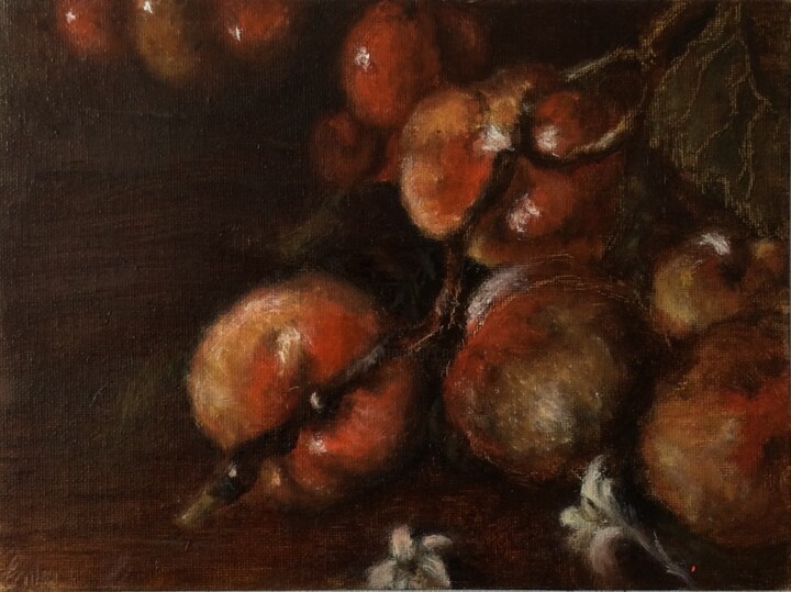 "Gusto di Sole" - still life study 绘画, 7.1x9.5 in