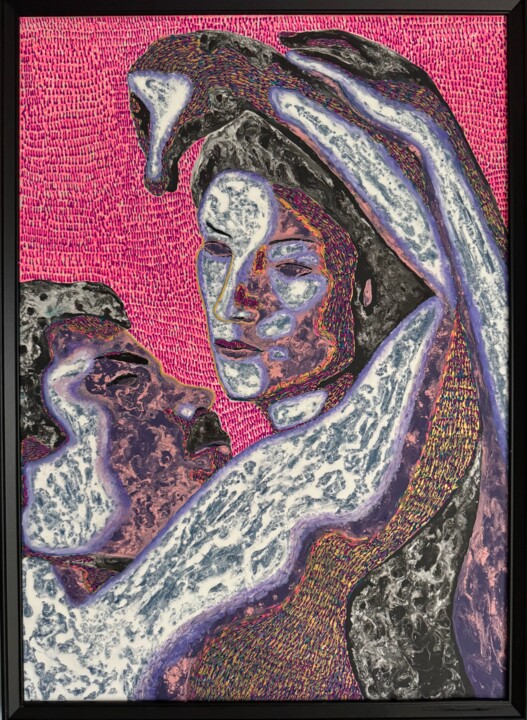 Karmic Brewing n.3 Painting, 28.4x20.5 in
