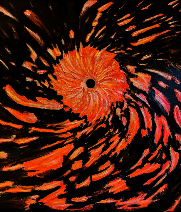 Space vertex 绘画, 35.4x31.5 in