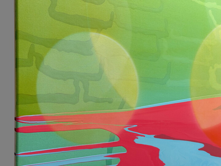 Artwork's surface or texture