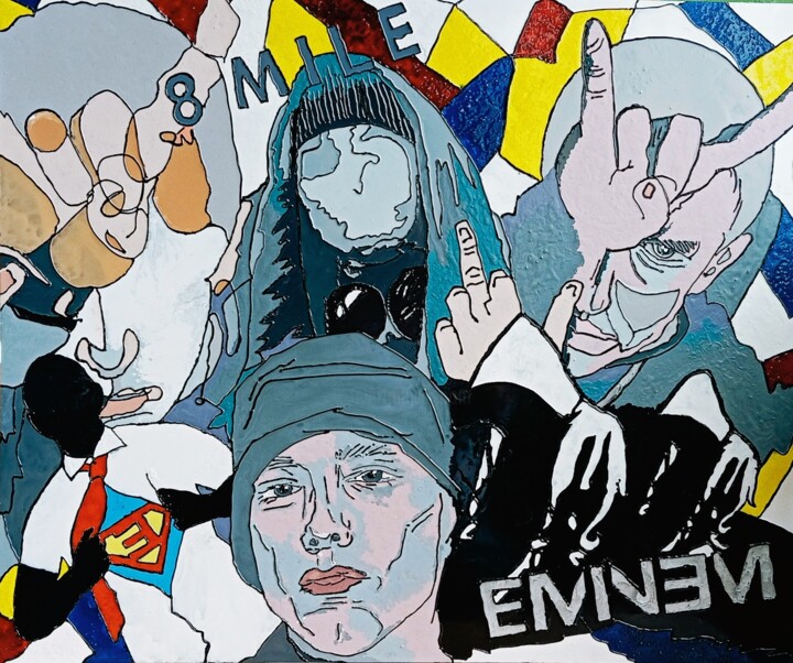 Eminem 绘画, 32x38.4 in
