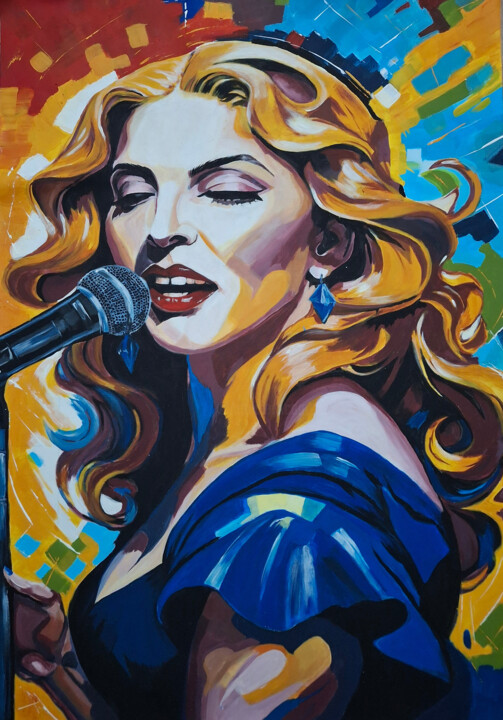 Madonna 绘画, 39.4x31.5 in