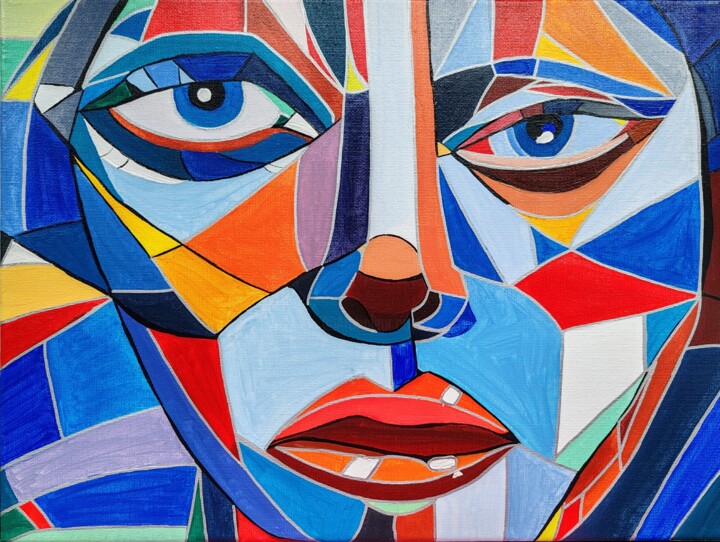 Echo of identity 绘画, 11.8x15.8 in