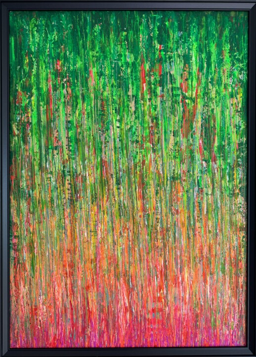 Weeping Willow n.9 Painting, 28.4x20.5 in