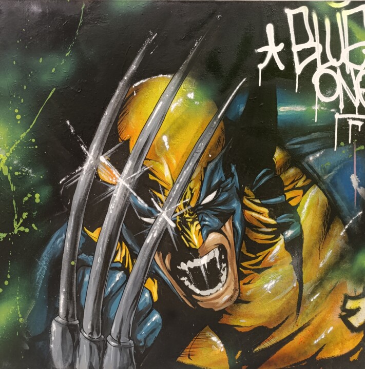Painting titled "Revenge" by Blure, Original Artwork, Acrylic