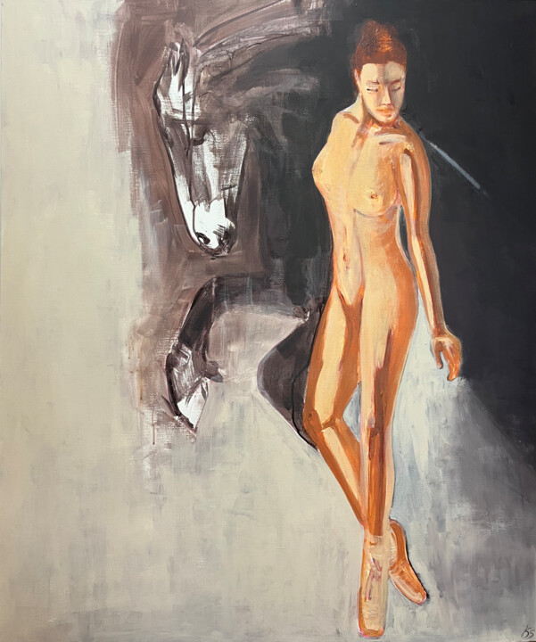 Dress-age 绘画, 47.2x39.4 in