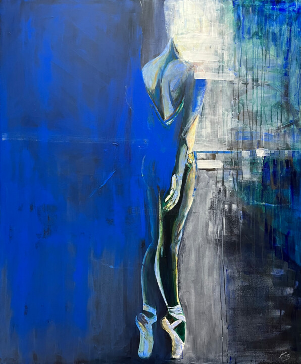 Woda 绘画, 47.2x39.4 in