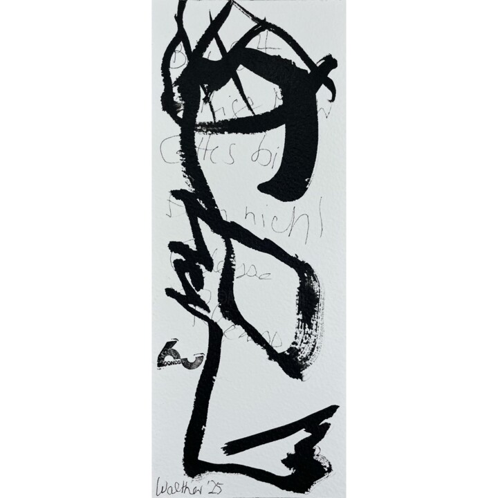 Heiliger Elon Bitte Für Uns / Saint Elon Pray For Us (X) 绘画, 9.8x3.9 in