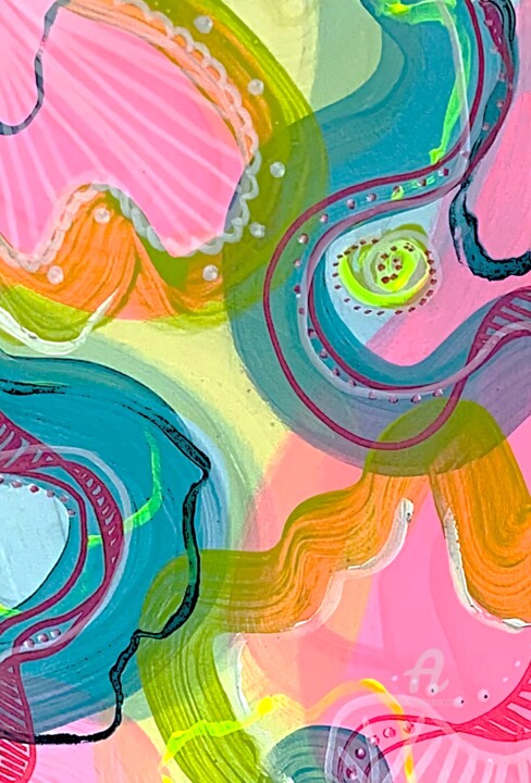 Euphoretic19 绘画, 6.1x9.1 in