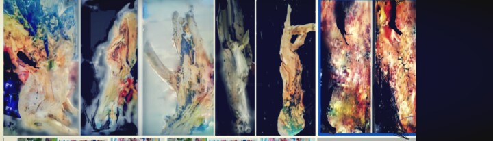 Digital Arts titled "upside down" by Allenmayes22, Original Artwork, Gouache