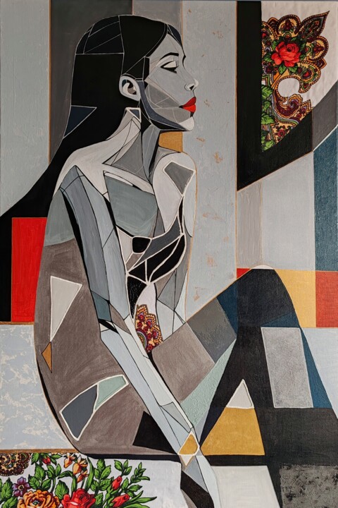 Fabric of time 绘画, 35.4x23.6 in