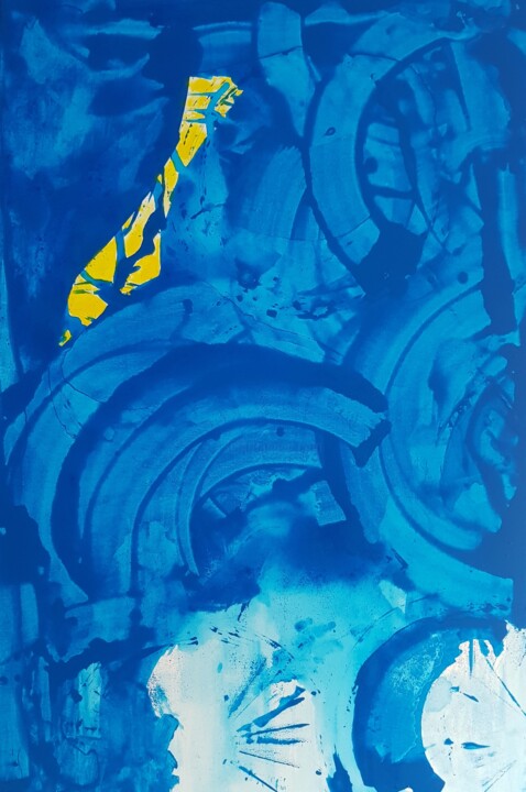 Noosfera XXVI autoritratto interno 绘画, 35.4x23.6 in