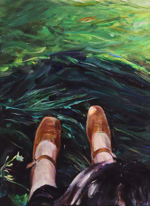 Poetry from my hometown 绘画, 15.8x11.8 in