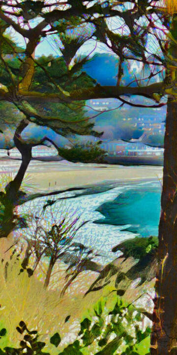 PLAGE DE TRESTAOU ENTRE LES PINS Fotografia