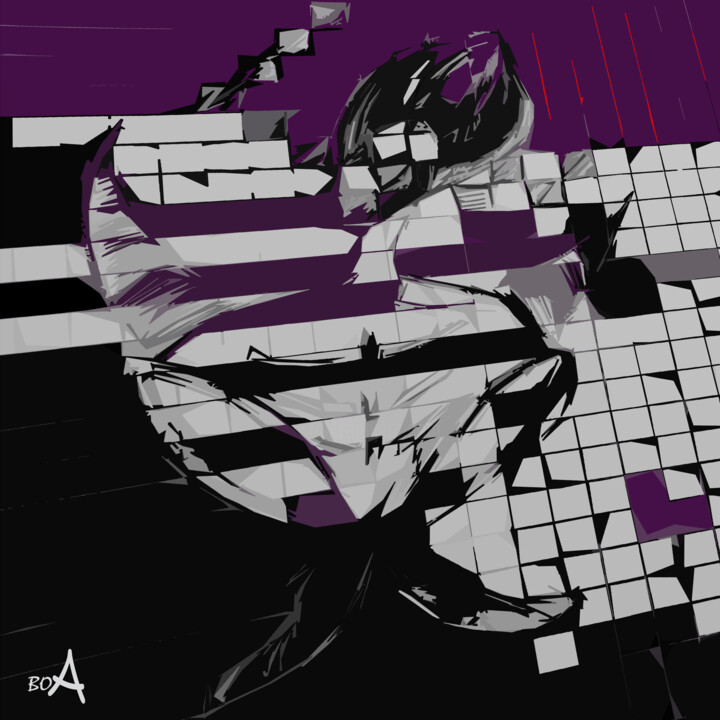 Queen of hackers 数字艺术