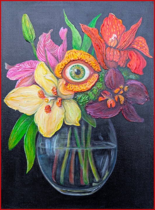 Well look "Awakening" (or "Life in all its glory"). 绘画, 15.8x11.8 in