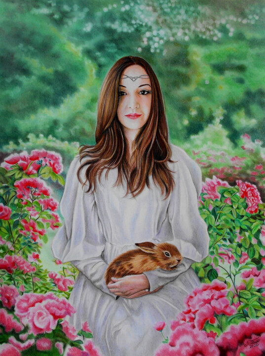 Spring series #7 图画, 17.1x12.6 in