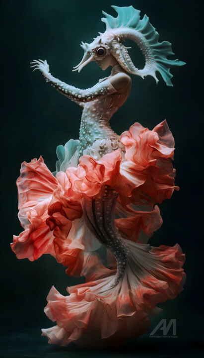 Fantasy Creature Underseas 01 数字艺术