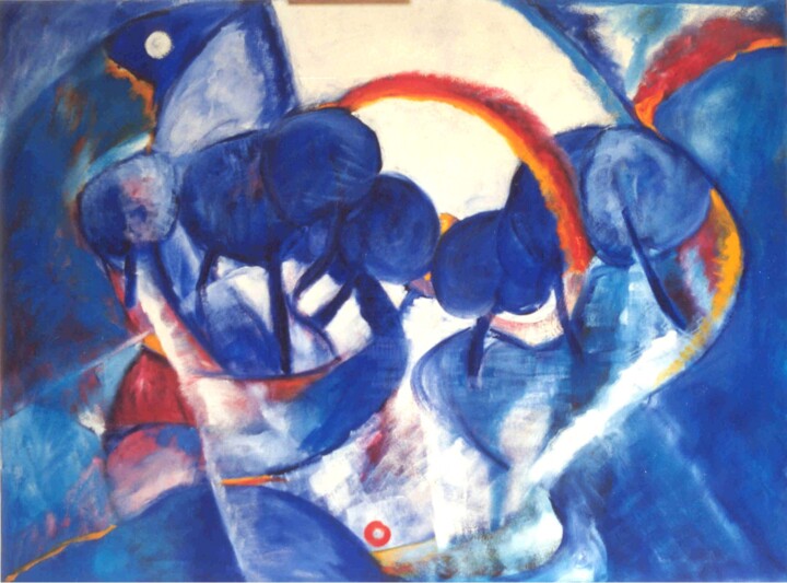 Deshielo 1 绘画, 37.8x51.2 in