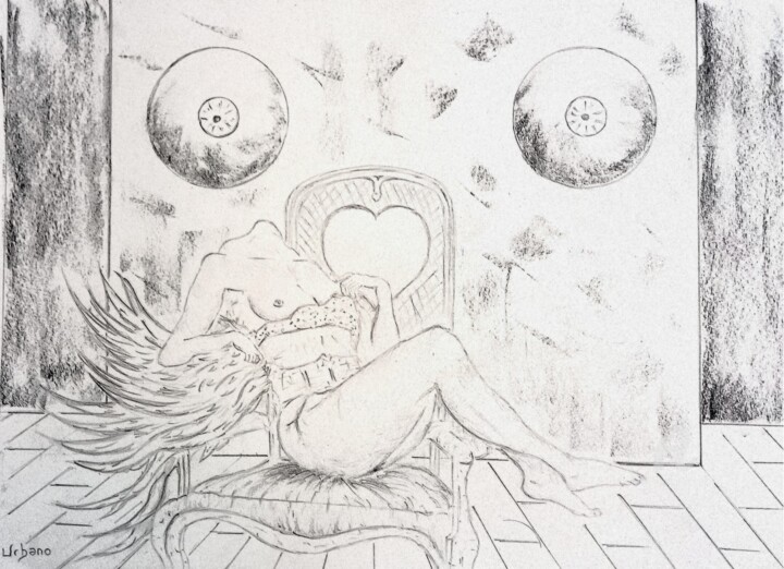 Le paradis de Claire 图画, 11.8x16.1 in