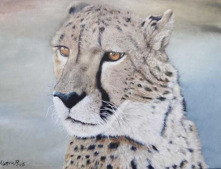 Cheetah 绘画, 15.8x19.7 in