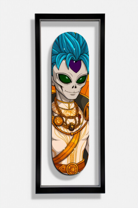 Skate légendaire Alien X Скульптура, 31,5x7,9 in