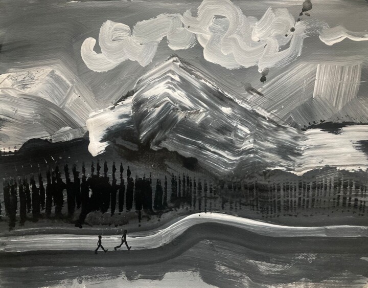 绘画,  19.7x25.6 in 