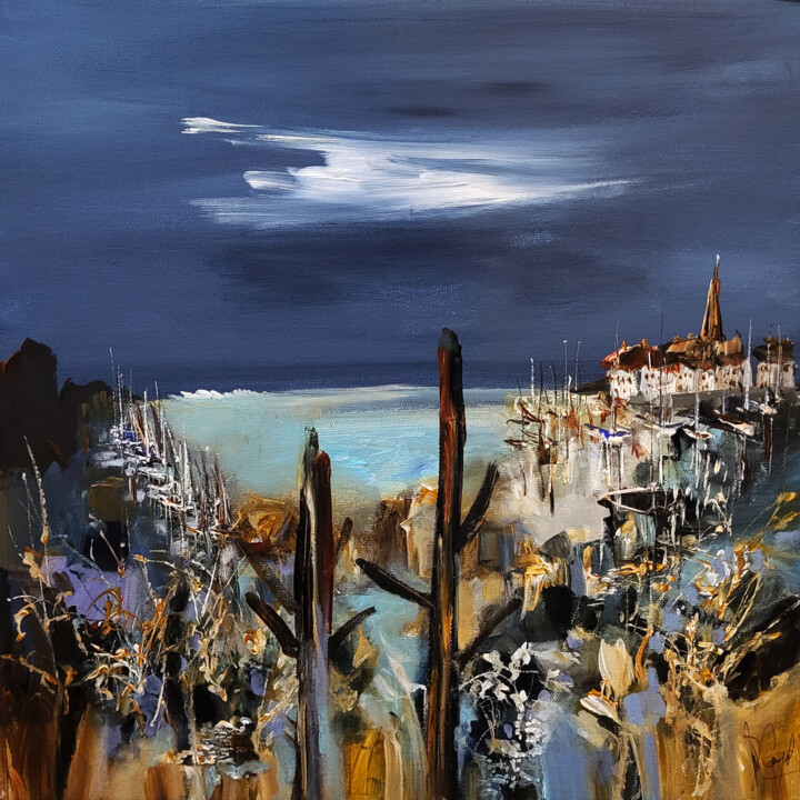 Peinture intitulée "Une épreuve mystifi…" par Muriel Cayet, Œuvre d'art originale, Acrylique Monté sur Châssis en bois